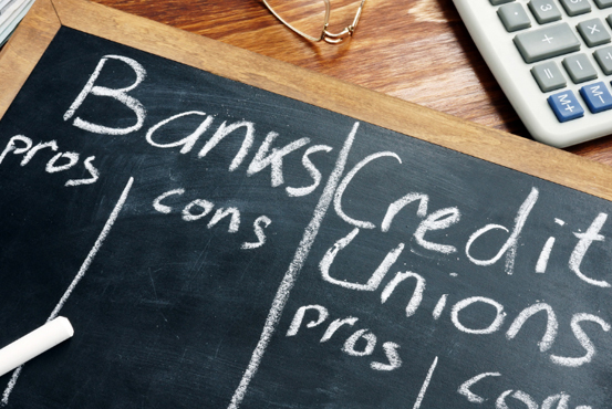 Bank vs Credit Union check list